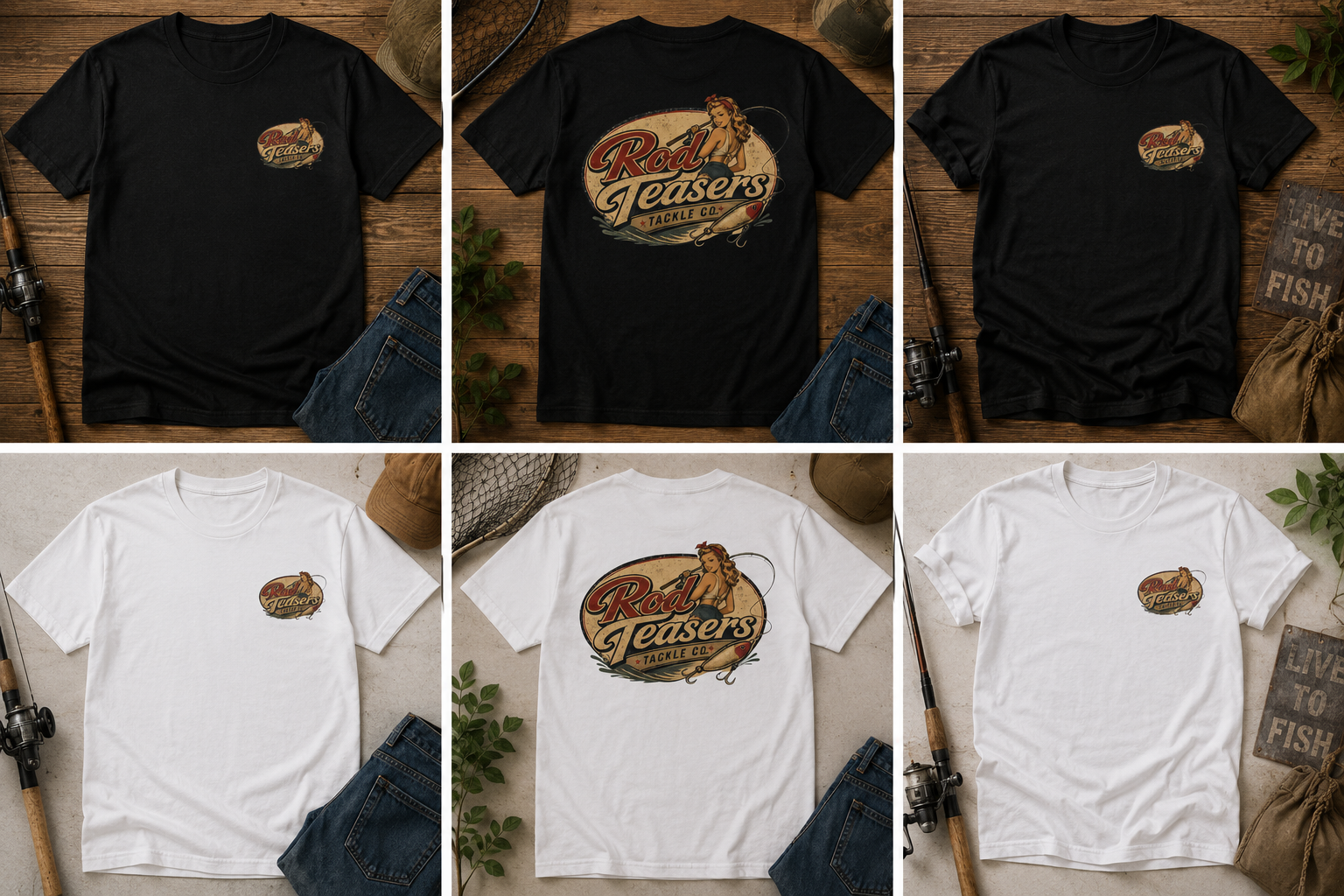 Rod Teasers Vintage Logo Tee
